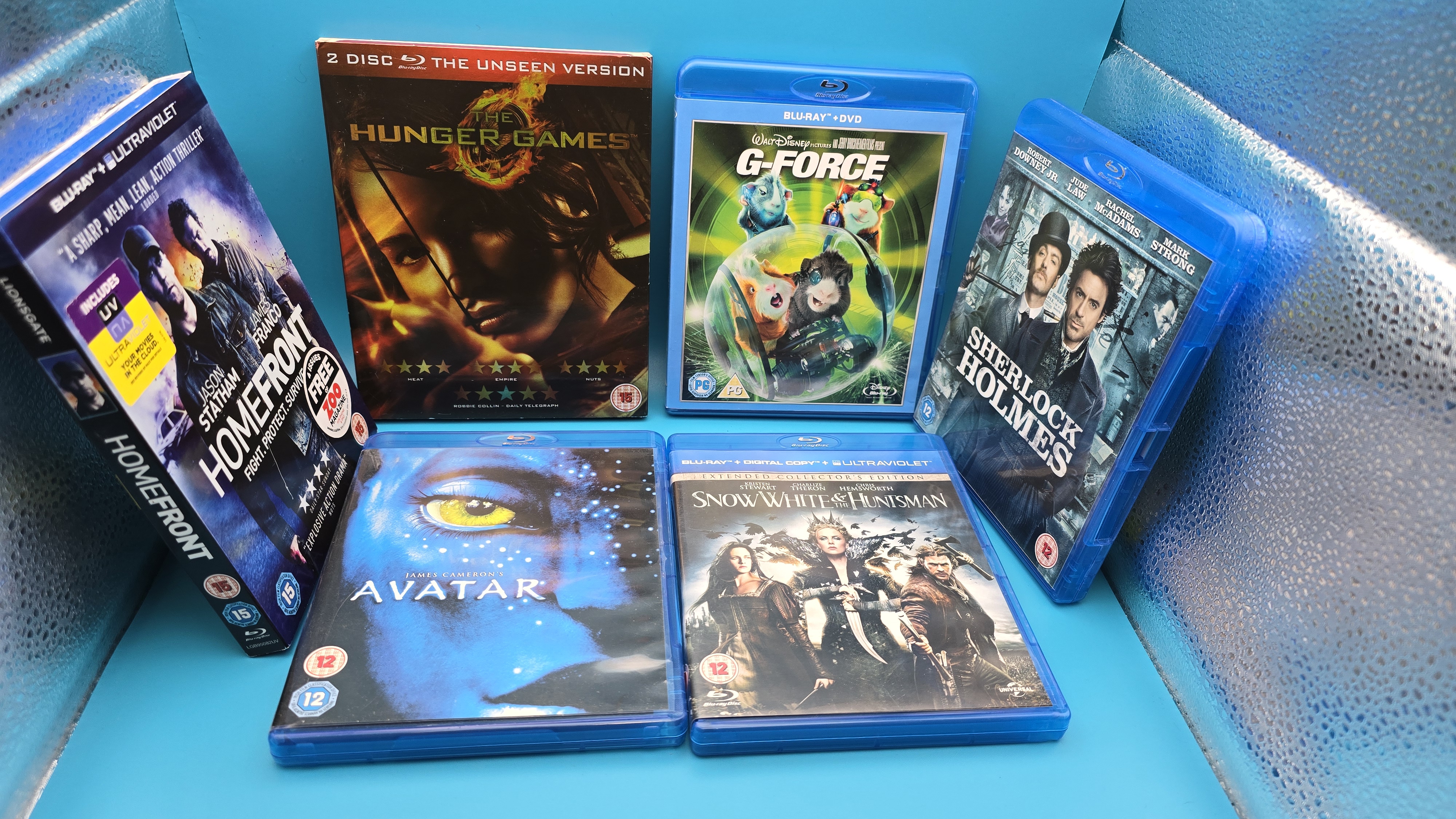 Box of Blu Ray DVD's including multi disc sets and digital downloads - Image 6 of 6