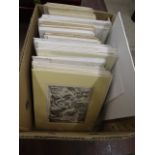 approx 65 etchings most ecclesiastical