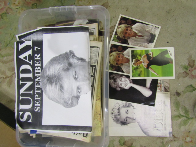 Princess Diana photo's and newspapers