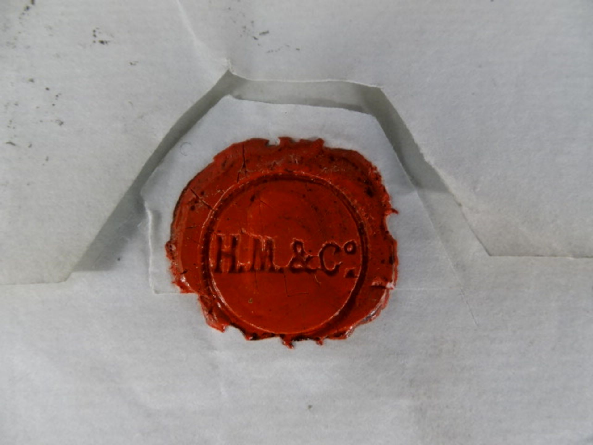 An entire cover with unbroken wax seal from Glasgow to Liverpool 1857 with penny red stamp - Image 3 of 3