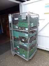 Stillage containing glass, china and collectables etc (contents only stillage not included)