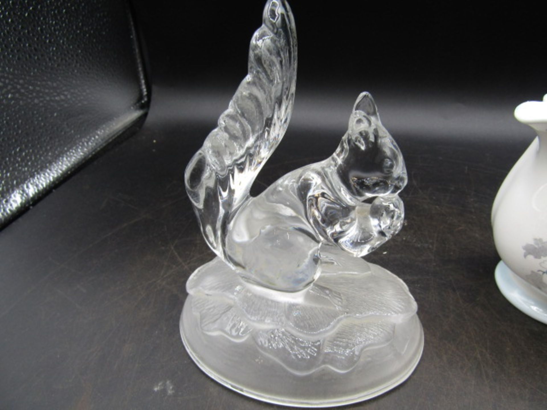 Coalport bunny, glass squirrel and a jug - Image 4 of 4