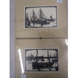 Trawler screen prints by C.A Wilkinson25x20cm