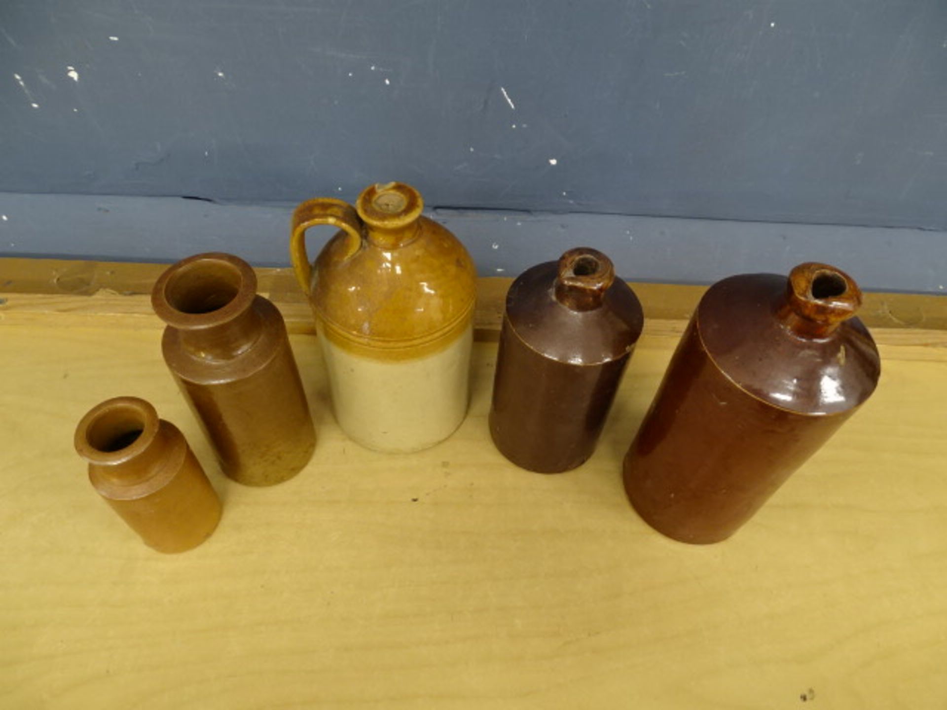 Stoneware bottles and flagon - Image 3 of 4