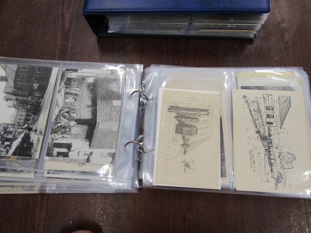 Postcard album and loose sleeved postcards - Image 28 of 32