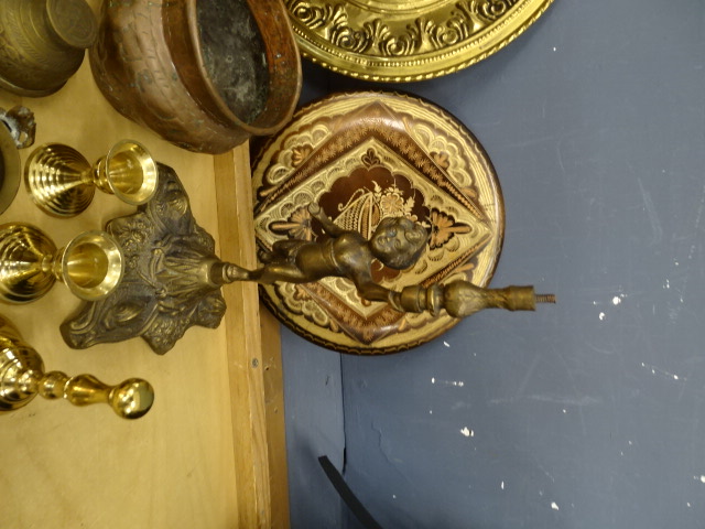 Brass framed dressing table mirror, animals and urn etc - Image 2 of 4