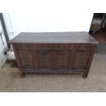 Oak coffer 153x65cm 88cmH