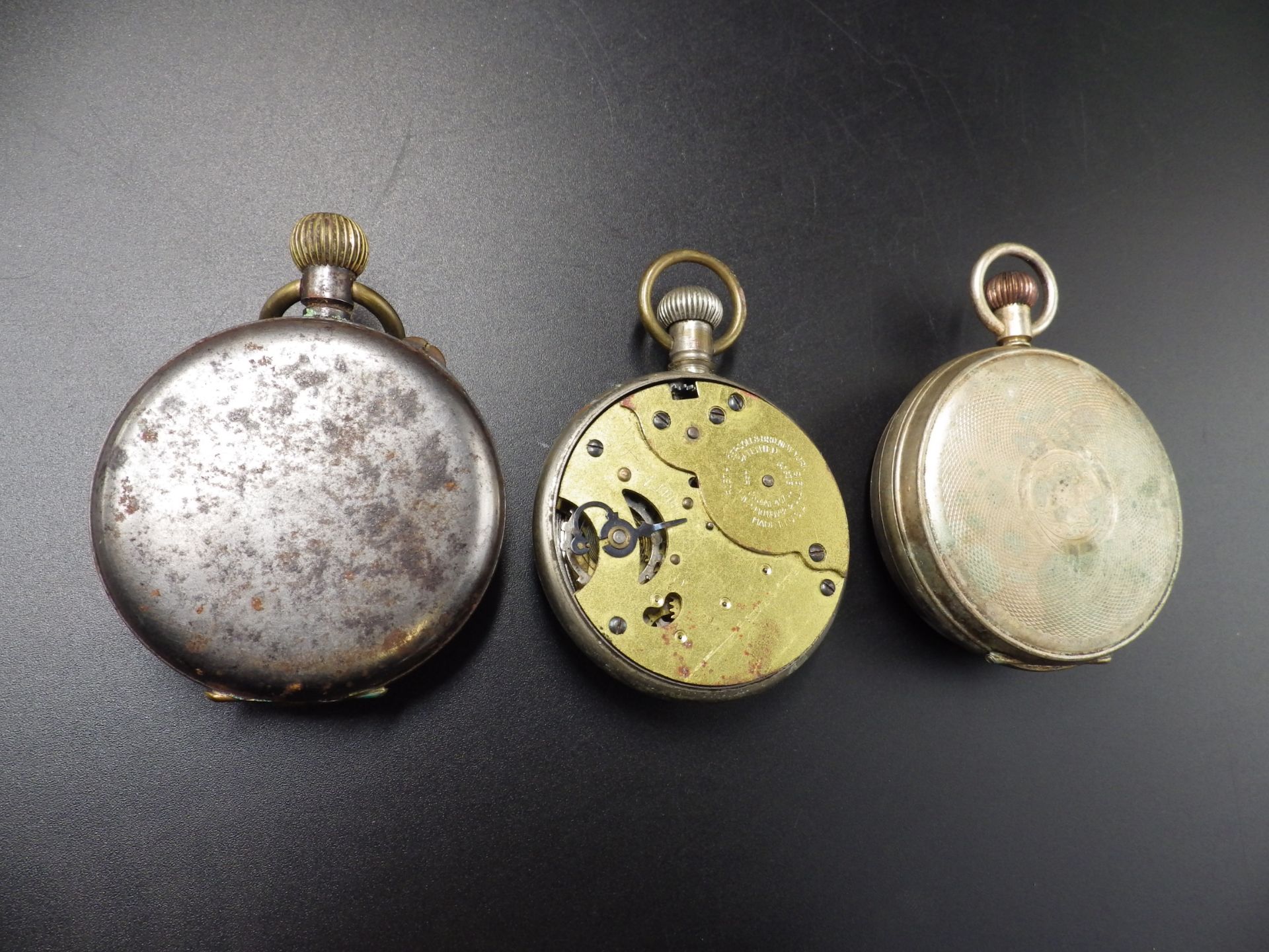 5 pocket watches - 2 are Silver cased both hallmarked Chester 1892 and 1900 hunter pocket watch ( - Image 2 of 6