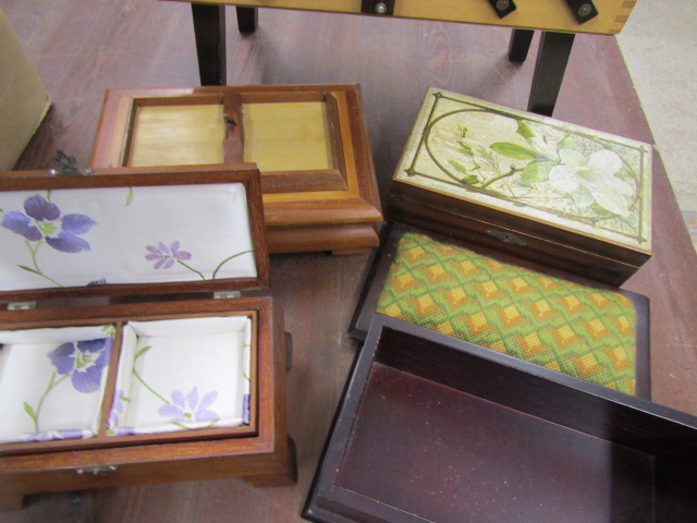 Sewing boxes, one cantilever plus 2 pictures - Image 5 of 9