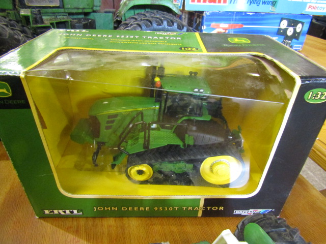 Giant John Deere tractor, smaller  models and toys (large tractor poss remote controlled but - Image 2 of 7