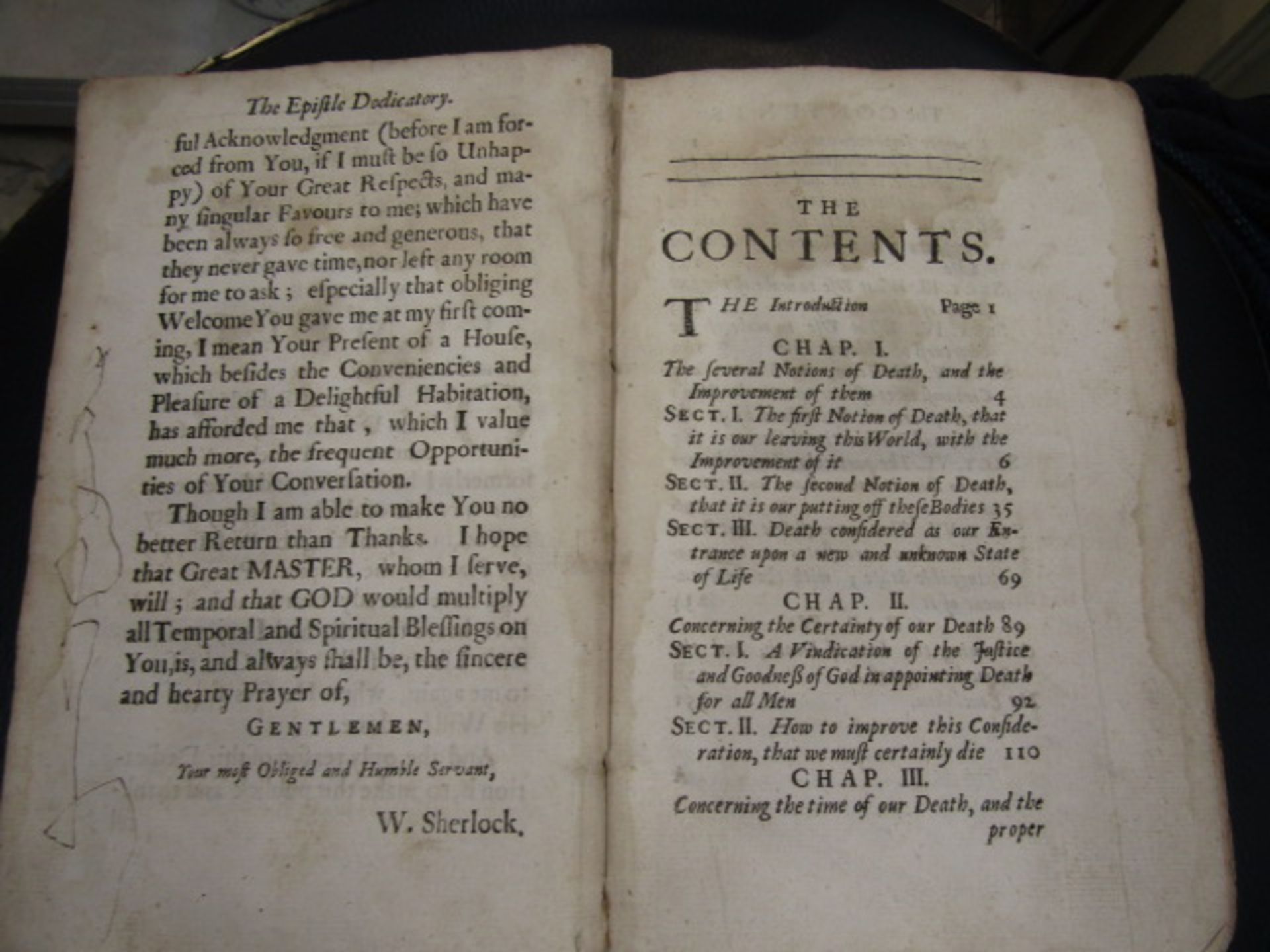 William Sherlock practical Difcourle concerning death 5th edition, London W Rogers 1691 Full - Image 3 of 4
