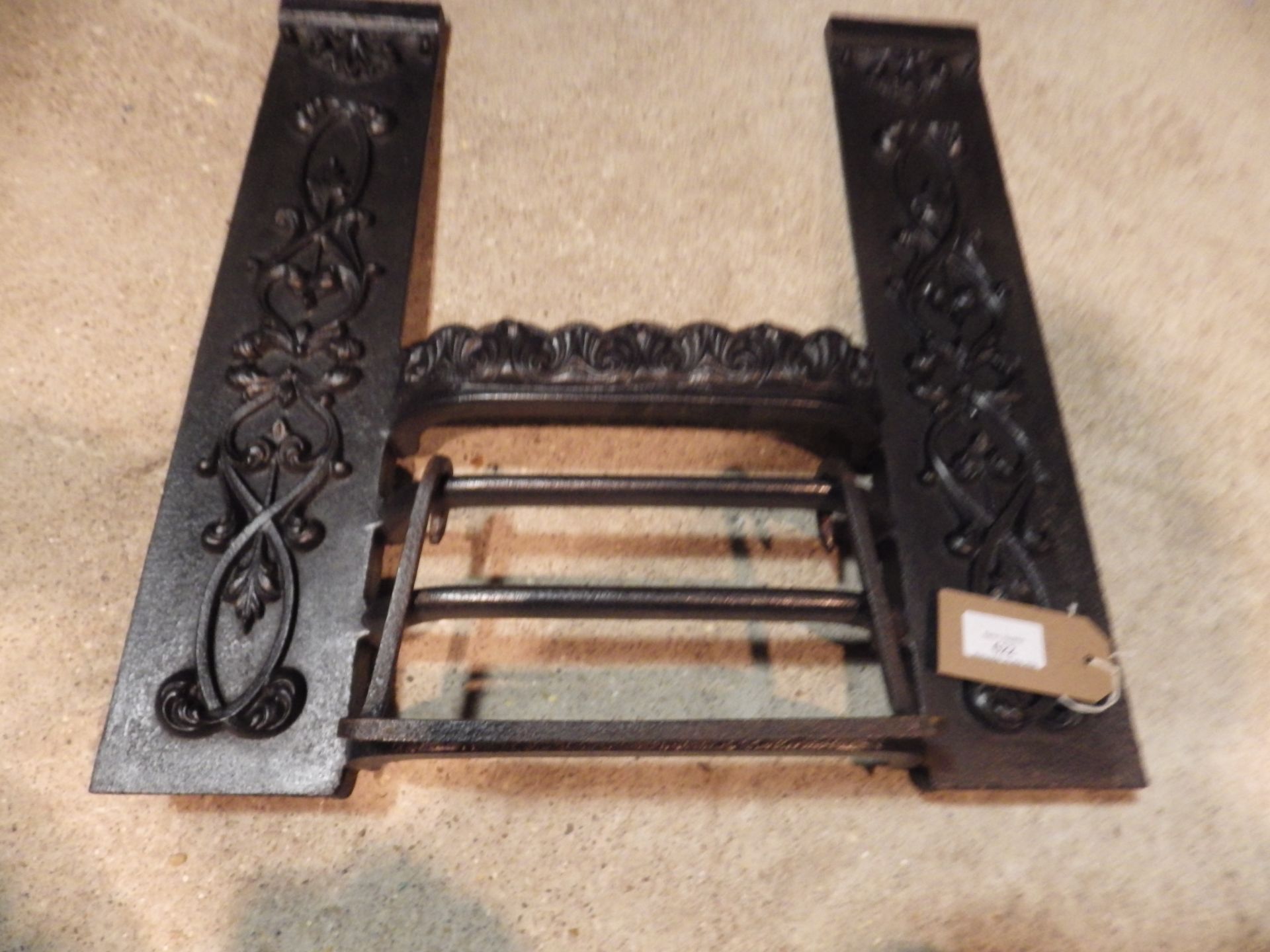 2 cast iron fire grates/surrounds - Image 2 of 4