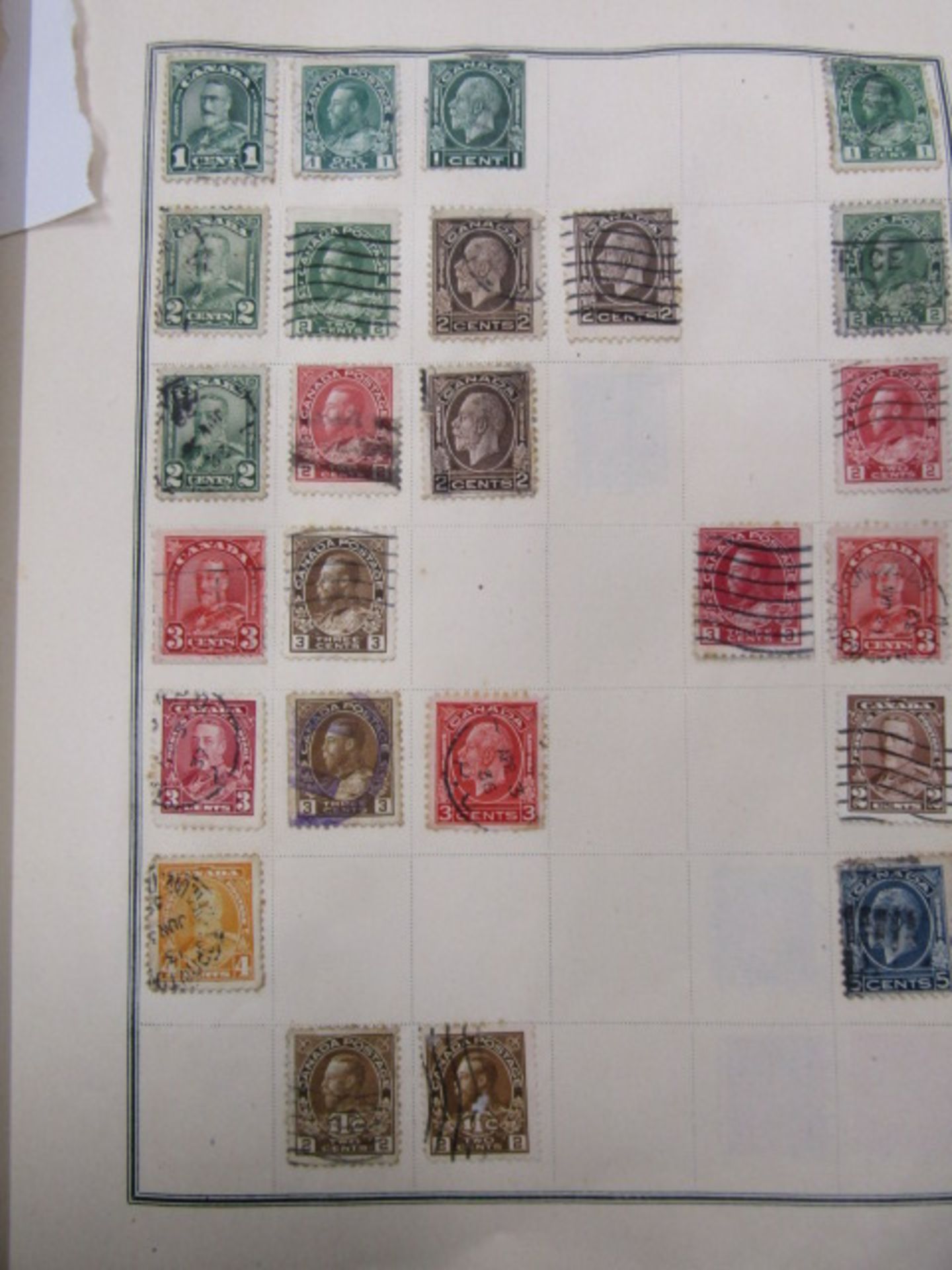 2 stamp albums, one school boy around the world and Meteor album Vic-ERII and around the world - Image 10 of 27