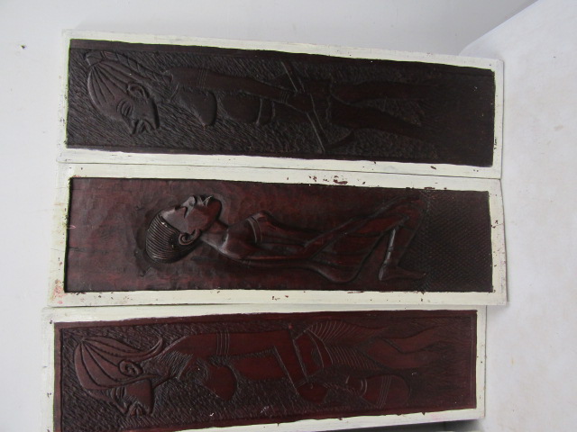 5 African wooden panels - Bild 3 aus 3