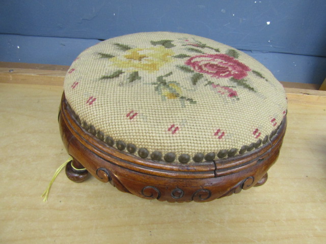 tapestry top stool