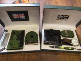 British Force watch set and wallet set