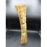 African carved bone 40cm