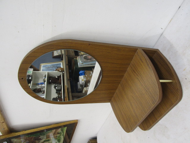 Mid century mirror shelf - Image 2 of 2