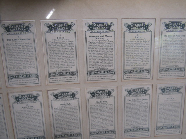 John Players Gilbert & Sullivan cigarette card displays - Image 3 of 5