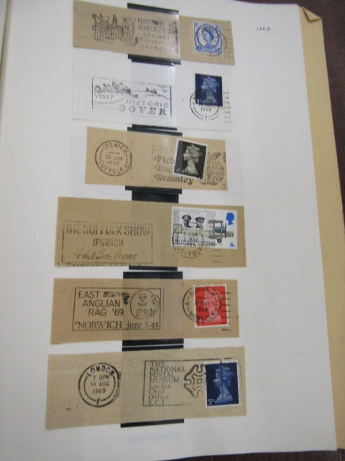 Slogan postmarks 1918-1981 small 'album' - Image 5 of 6