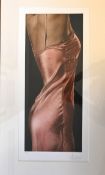 Willi Kissmer (German 1951-2018):sensual female study, limited edition coloured etching signed in