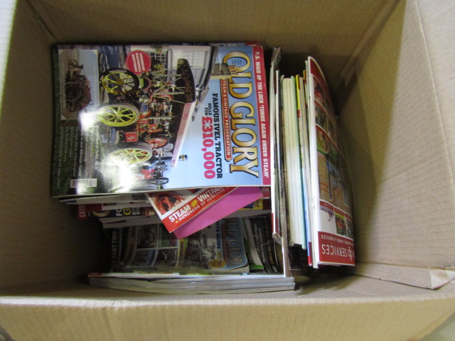 Box of Old Glory steam magazines