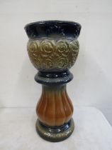 A small ceramic jardinière 41cmH