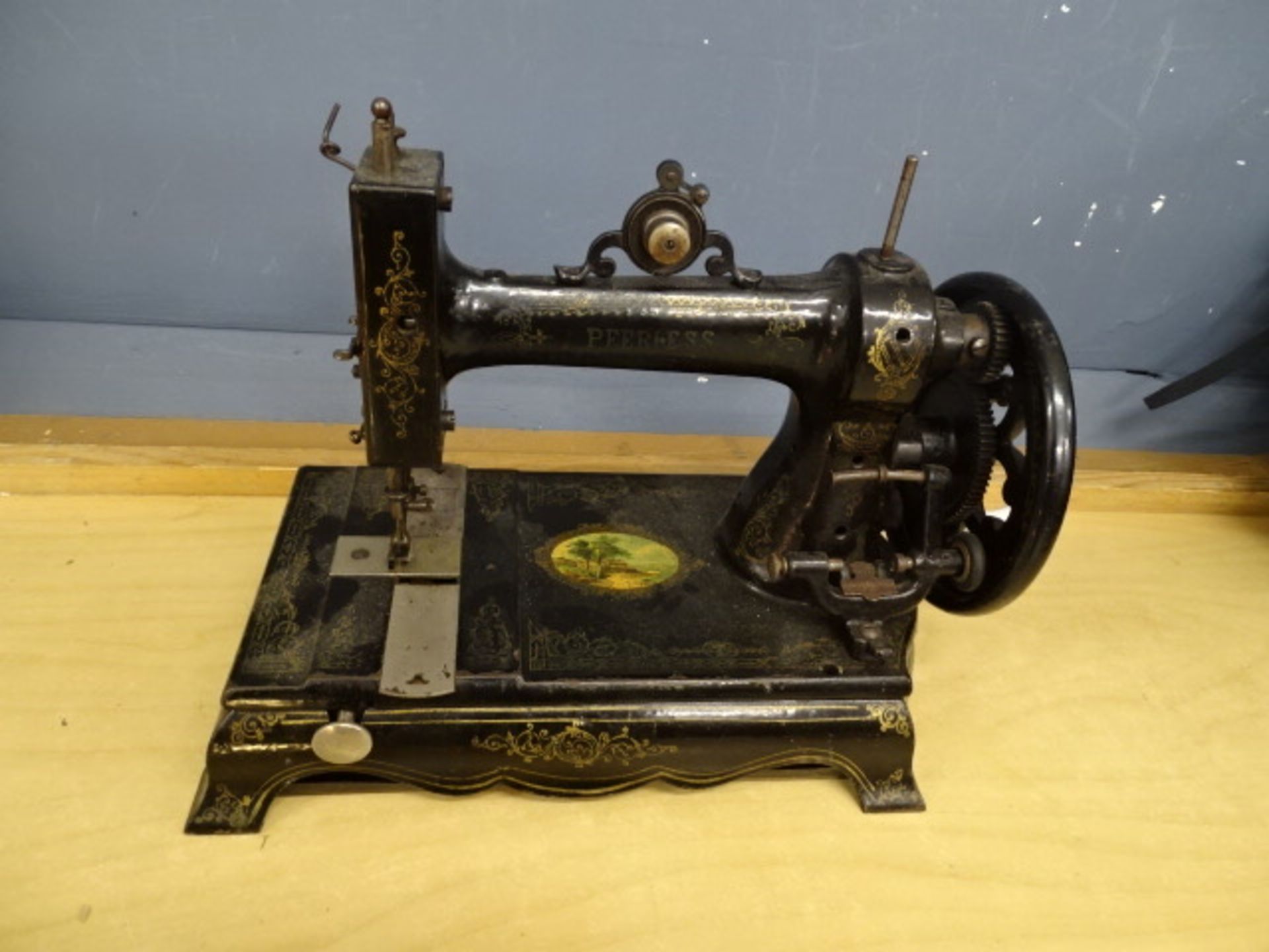 Antique Peerless sewing machine