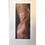 Willi Kissmer (German 1951-2018):sensual female study, limited edition coloured etching signed in