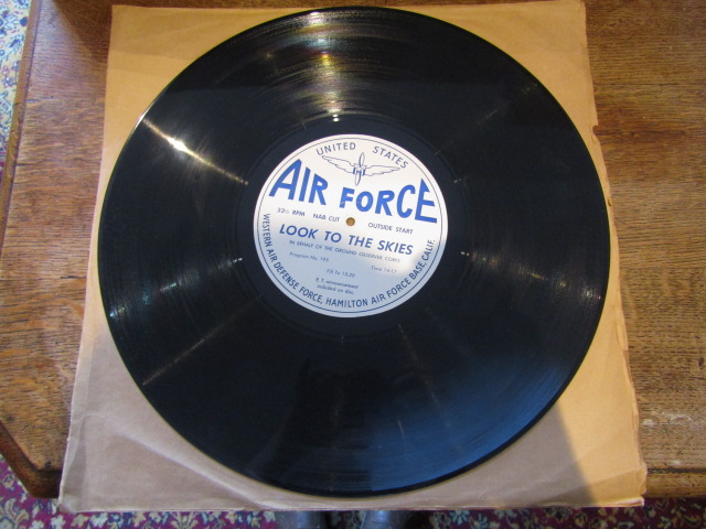 A U.S Airforce 'Look to the skies' giant record