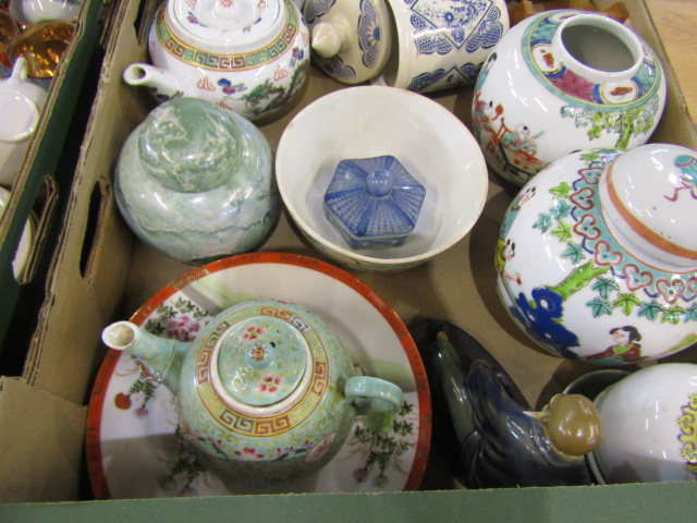2 trays Oriental ceramics - Bild 3 aus 5