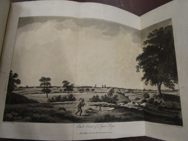 History of Lynn (Kings Lynn) in 2 volumes 1812 printed by Whittingham. boards detached, half - Image 9 of 11
