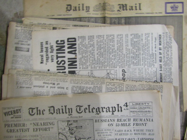 Quantity various newspapers from 1940's etc - Image 6 of 12