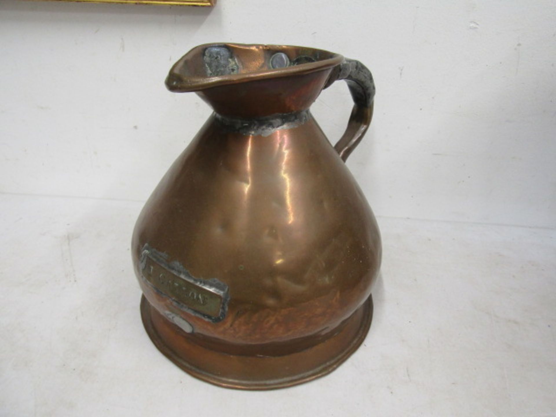 Antique 1 gallon copper jug