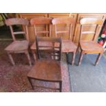 set 4 chairs and 1 other