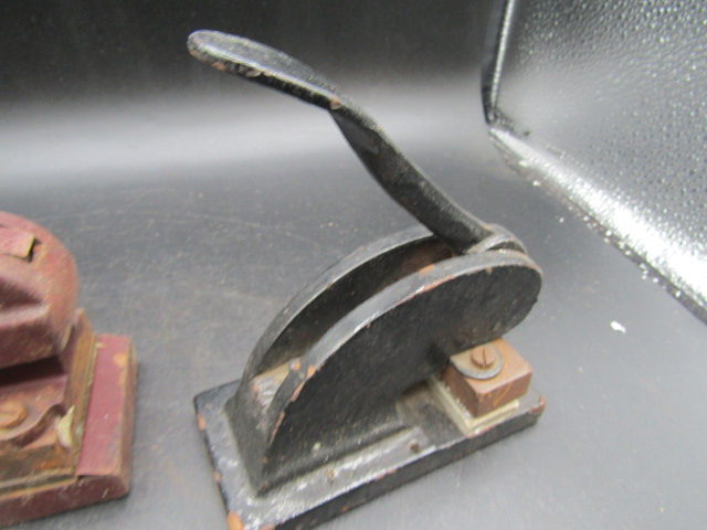 3 vintage letter head presses 2 stamp and one does not- Oakland rd, Waterloo, Lancs and Westwood - Image 3 of 4