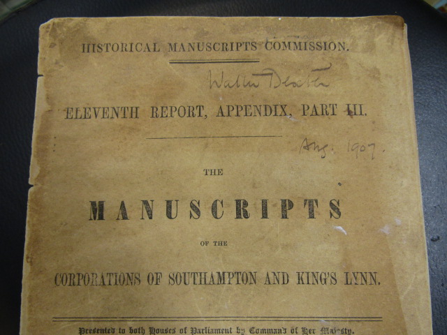 Historical Manuscripts commission of the corporation of Southampton and Kings Lynn 1887 with - Image 2 of 6