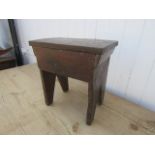 Antique Miniature oak stool