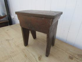 Antique Miniature oak stool