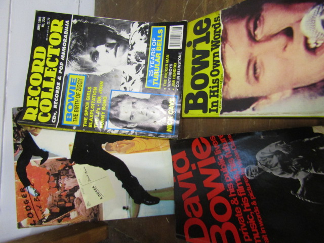 Signed? David Bowie books, mags one with signature - unsure if legit plus U2 books - Image 3 of 4