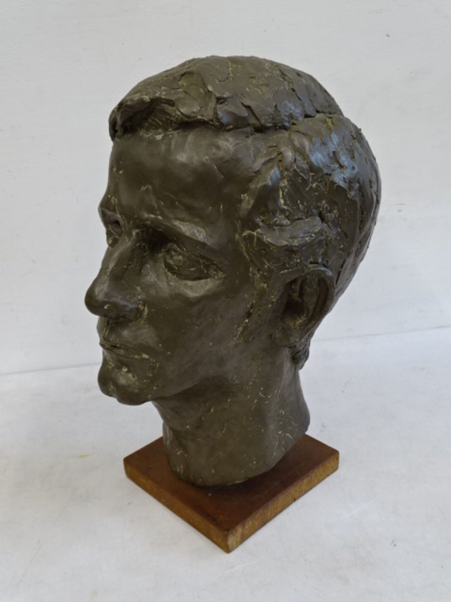 1960's Paper Mache head sculpture H38cm approx - Image 2 of 4