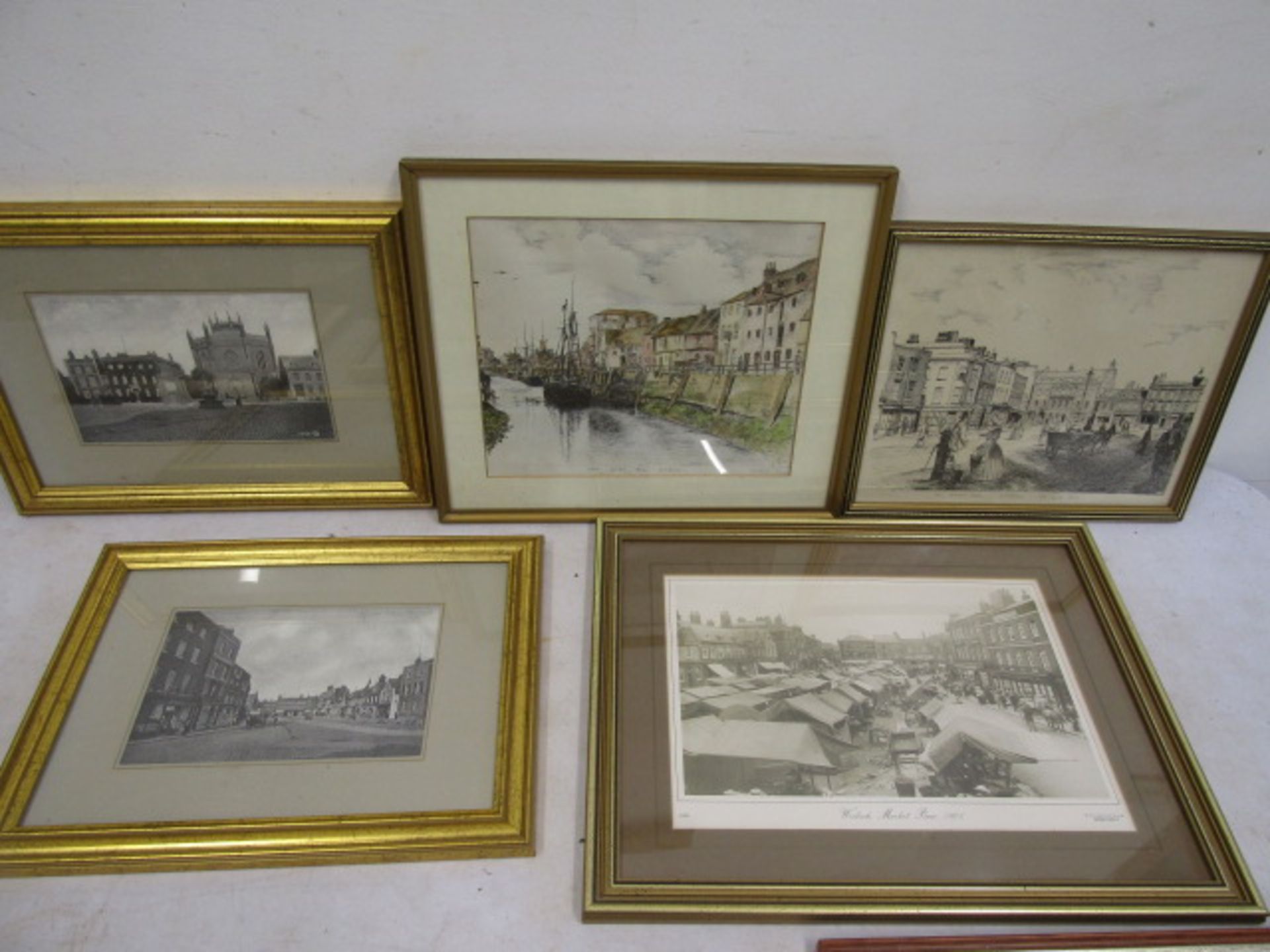 Wisbech etchings plus a few pictures - Image 2 of 13