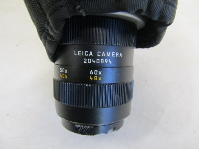 Leica Televid 77 spotting scope 20x60 eye piece, manfrotto quick release, shoe permanently attached - Image 5 of 6