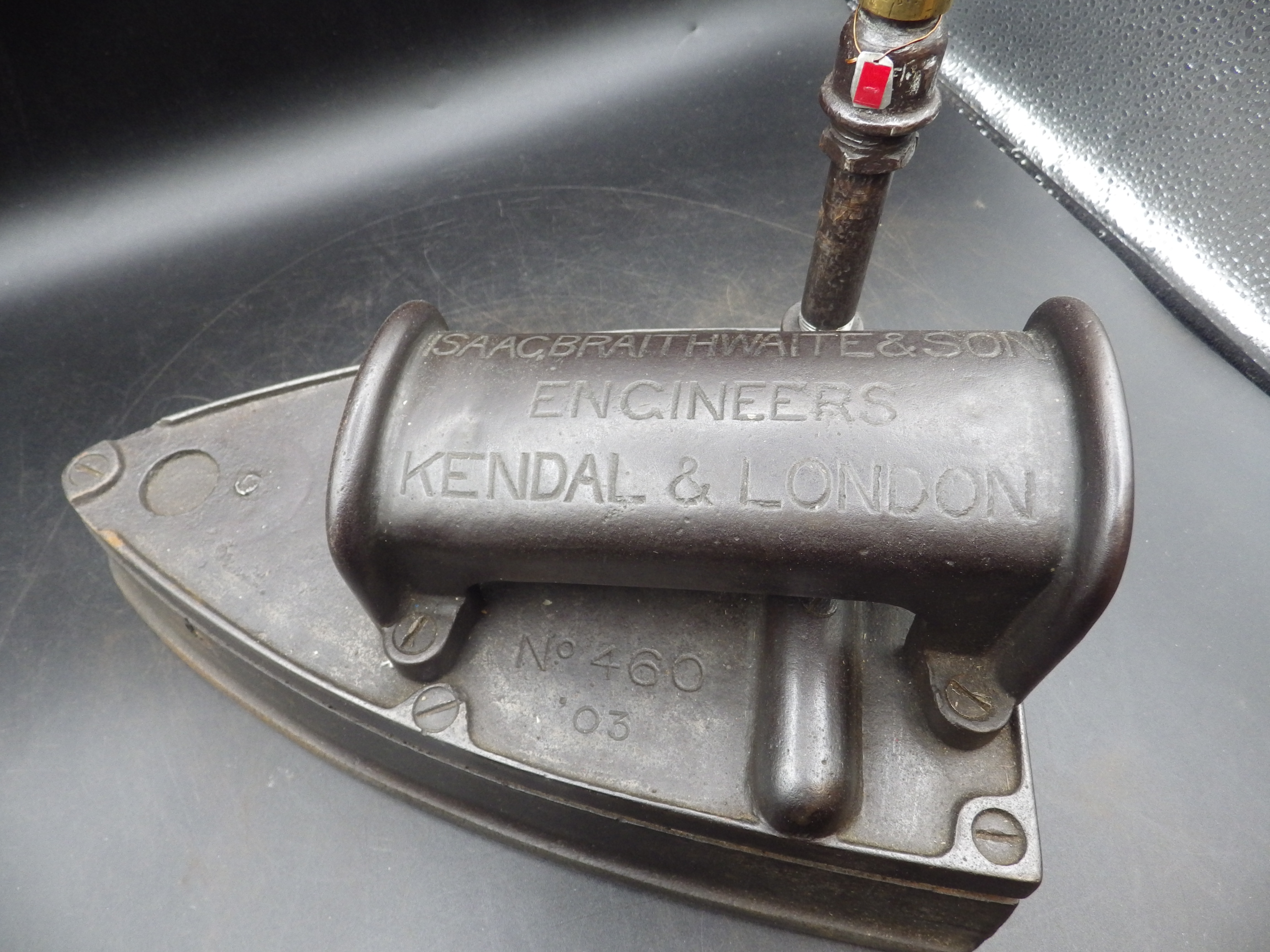 Ibis Patent No 460 gas heated cast iron by Isaac Braithwaite and Son Engineers Kendal and London, - Image 2 of 5