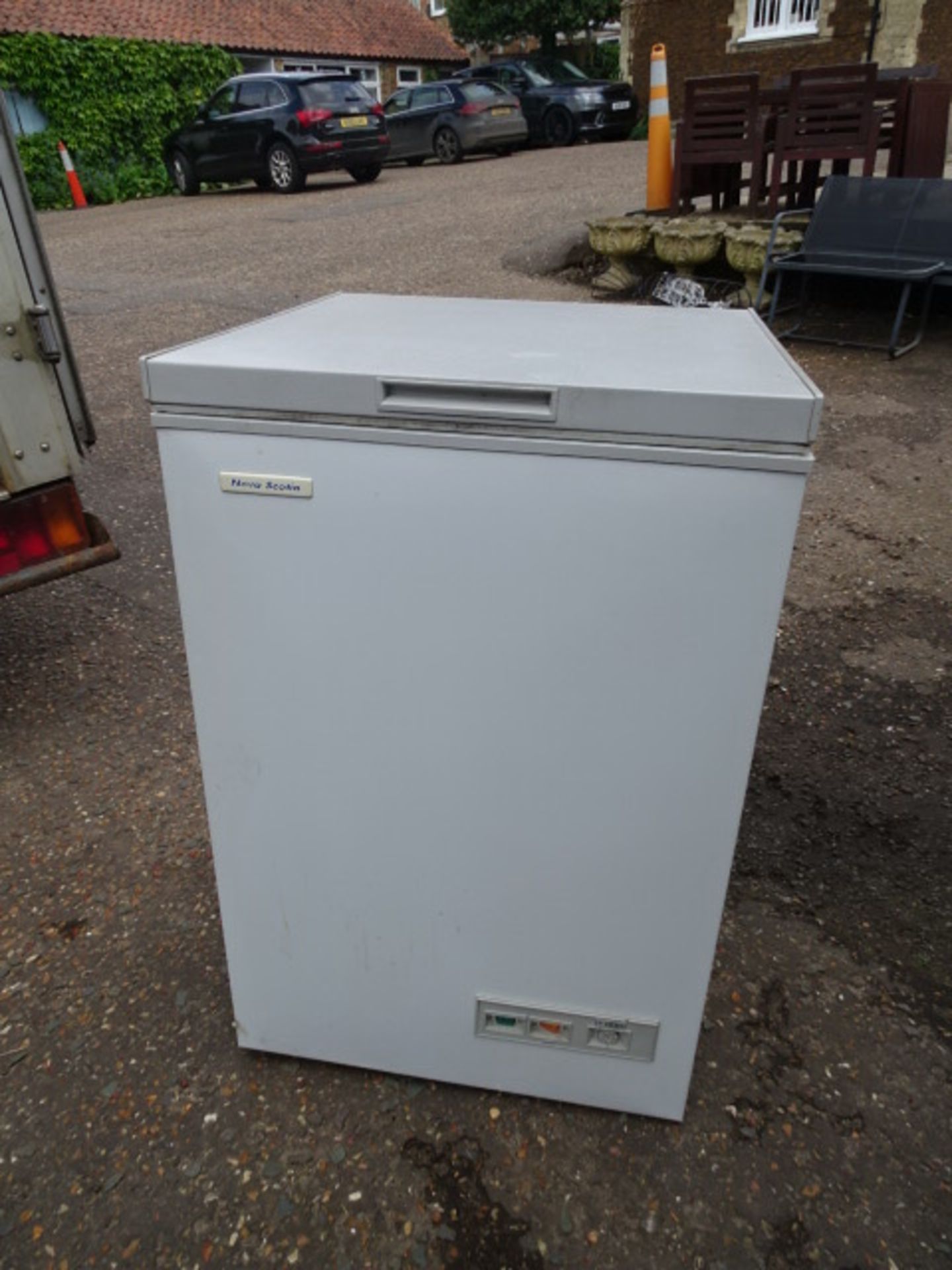 Nova Scotia chest freezer from a house clearance