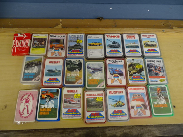 20 Vintage Top Trumps card games