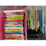 2 crates childrens annuals and books