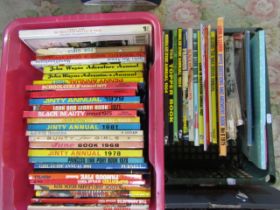 2 crates childrens annuals and books