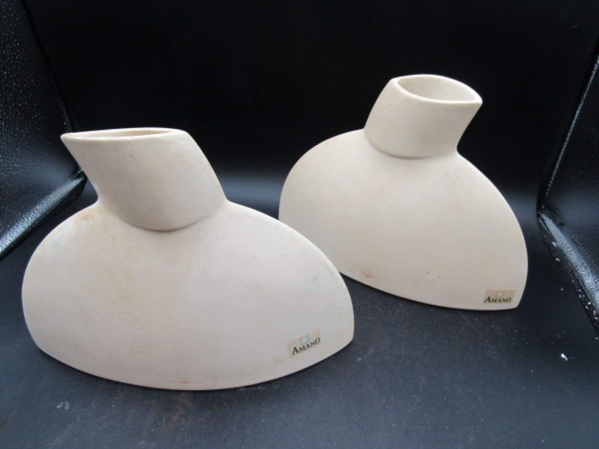 pair Amano German vases