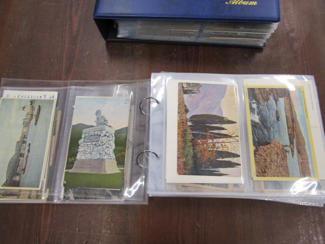 Postcard album and loose sleeved postcards - Image 23 of 32